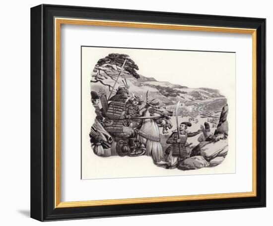 Mongols Invade Japan-Pat Nicolle-Framed Giclee Print