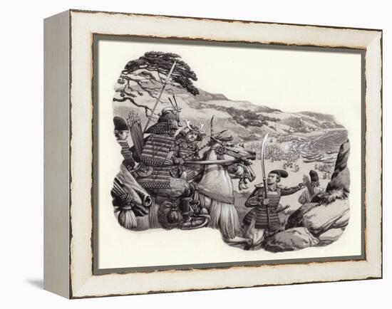 Mongols Invade Japan-Pat Nicolle-Framed Premier Image Canvas