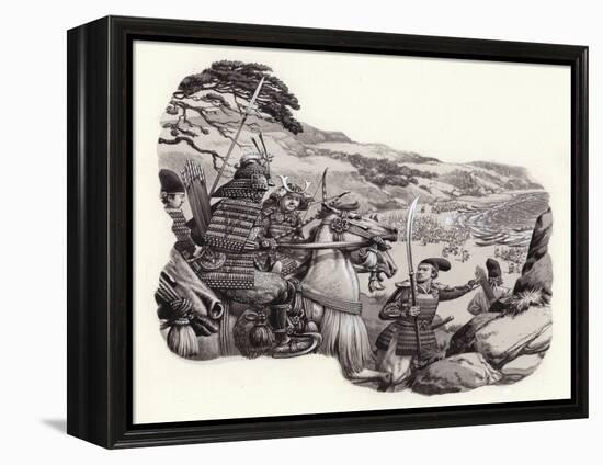 Mongols Invade Japan-Pat Nicolle-Framed Premier Image Canvas