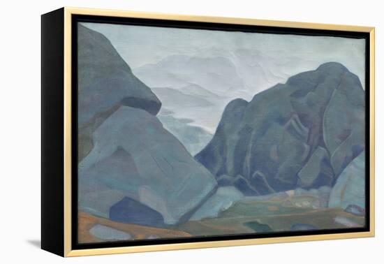 Monhegan, Maine, 'Ocean' Series, 1922 (Tempera on Canvas)-Nicholas Roerich-Framed Premier Image Canvas