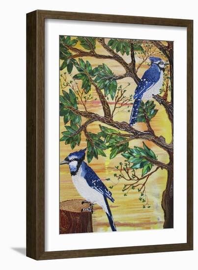 Monica's Jays-Lauren Moss-Framed Giclee Print