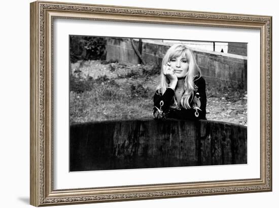 Monica Vitti Leaning on An Edge of a Well-Marisa Rastellini-Framed Giclee Print