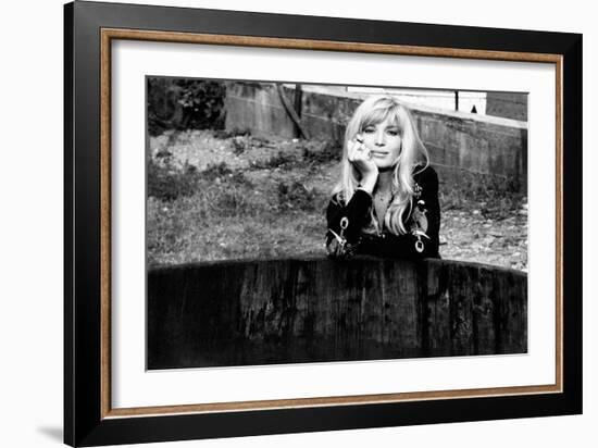 Monica Vitti Leaning on An Edge of a Well-Marisa Rastellini-Framed Giclee Print