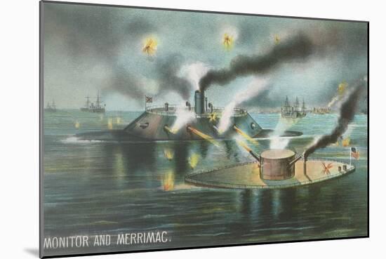 Monitor and Merrimac-null-Mounted Art Print