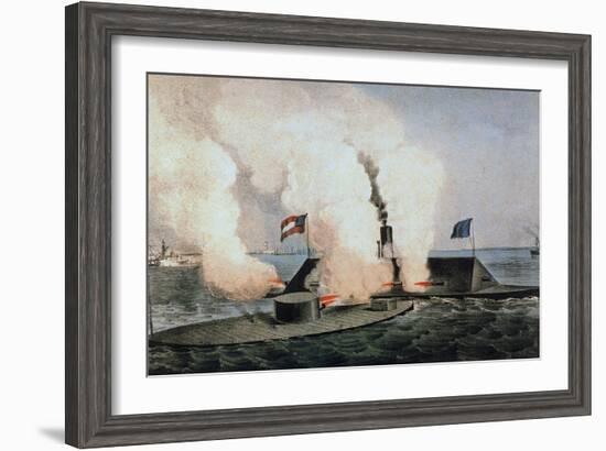 Monitor and Merrimack-Currier & Ives-Framed Giclee Print