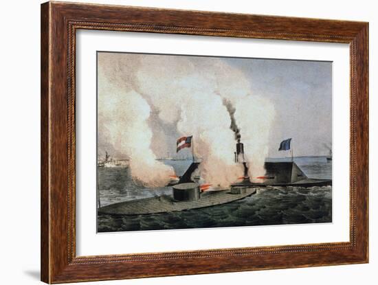 Monitor and Merrimack-Currier & Ives-Framed Giclee Print