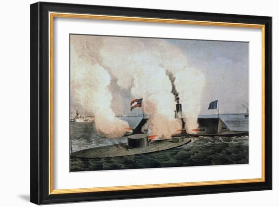 Monitor and Merrimack-Currier & Ives-Framed Giclee Print