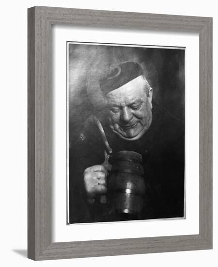 Monk and Mug-null-Framed Photographic Print