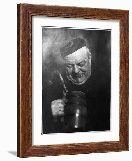 Monk and Mug-null-Framed Photographic Print