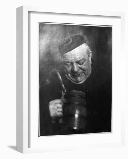 Monk and Mug-null-Framed Photographic Print