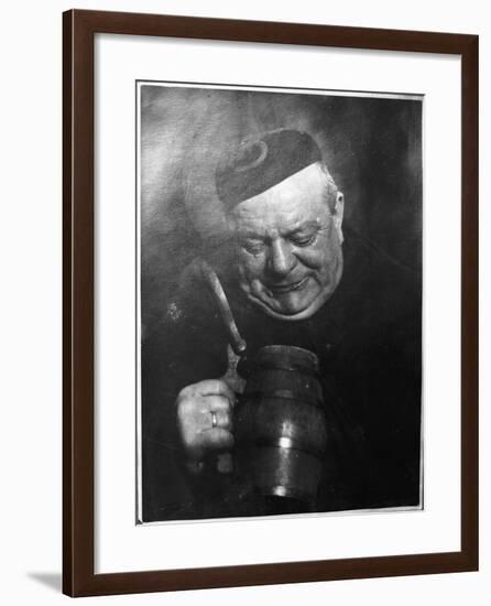 Monk and Mug-null-Framed Photographic Print