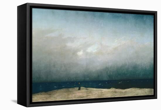 Monk by Sea, 1809-Caspar David Friedrich-Framed Premier Image Canvas