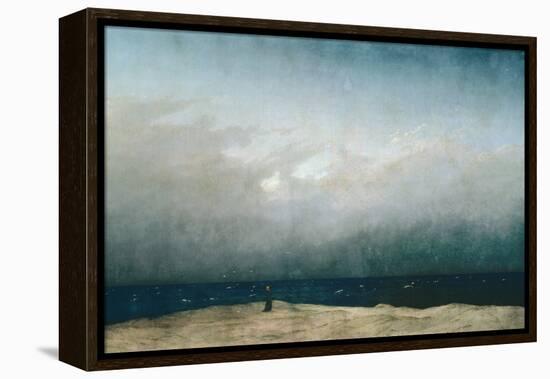 Monk by Sea, 1809-Caspar David Friedrich-Framed Premier Image Canvas