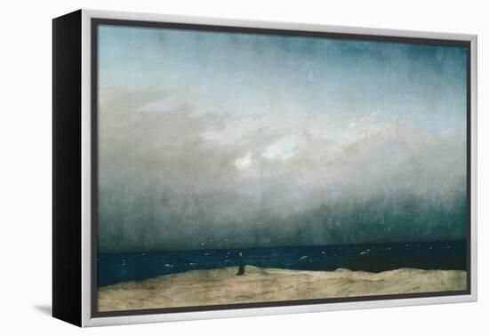 Monk by Sea, 1809-Caspar David Friedrich-Framed Premier Image Canvas