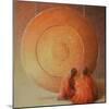 Monk, Gong and Pupil-Lincoln Seligman-Mounted Giclee Print