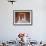 Monk in Walkway of Wooden Pillars To Temple, Salay, Myanmar (Burma)-Peter Adams-Framed Photographic Print displayed on a wall