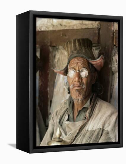 Monk, Ladakh, India-Sybil Sassoon-Framed Premier Image Canvas