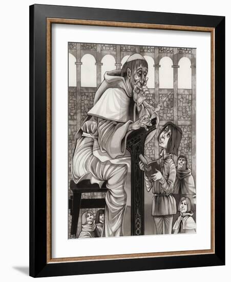 Monk's School-Richard Hook-Framed Giclee Print