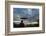 Monk watching ancient temple and pagoda at sunrise, Mrauk-U, Rakhine State, Myanmar-Keren Su-Framed Photographic Print