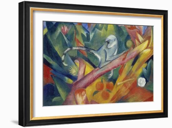 Monkey, 1912-Franz Marc-Framed Giclee Print