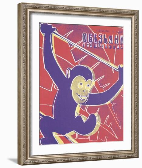 Monkey, 1983-Andy Warhol-Framed Giclee Print