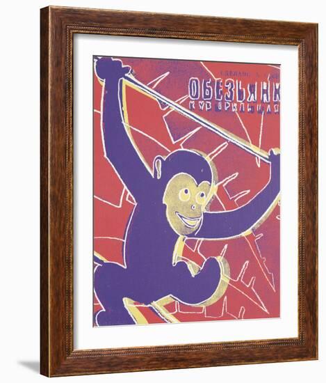 Monkey, 1983-Andy Warhol-Framed Giclee Print