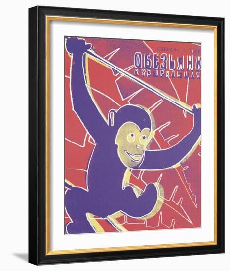 Monkey, 1983-Andy Warhol-Framed Giclee Print