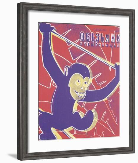 Monkey, 1983-Andy Warhol-Framed Giclee Print