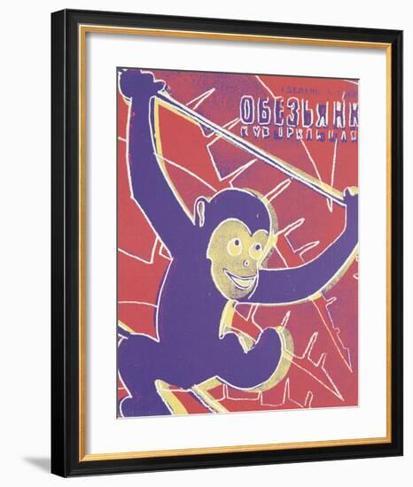 Monkey, 1983-Andy Warhol-Framed Giclee Print