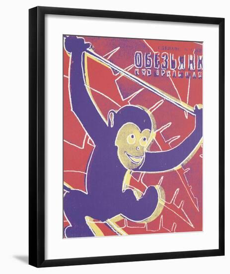 Monkey, 1983-Andy Warhol-Framed Giclee Print