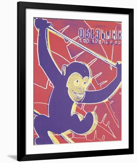 Monkey, 1983-Andy Warhol-Framed Giclee Print