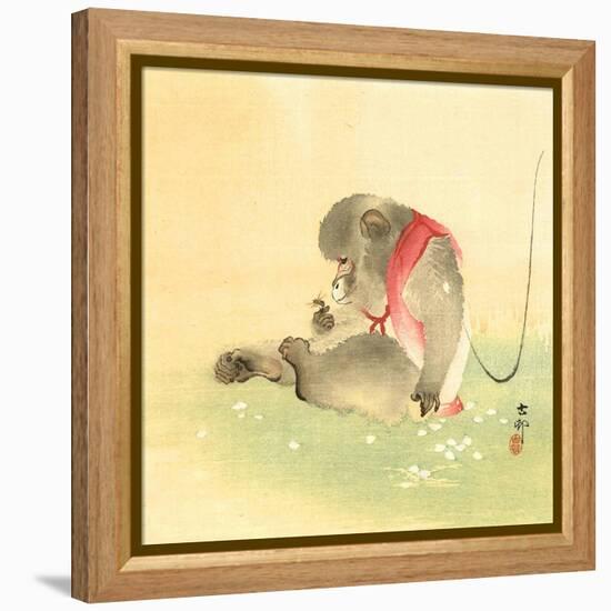 Monkey and Bee-Koson Ohara-Framed Premier Image Canvas
