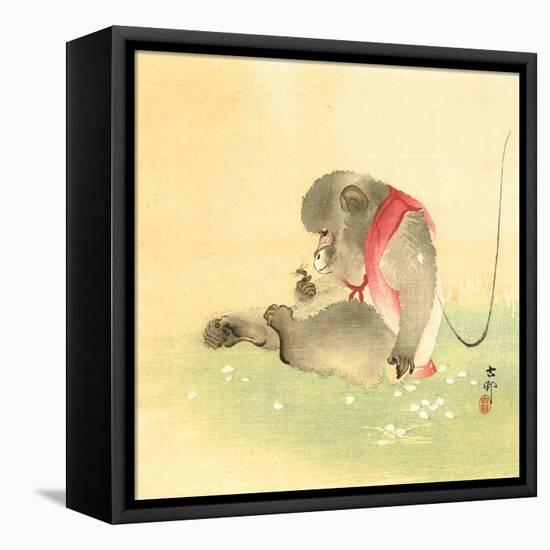 Monkey and Bee-Koson Ohara-Framed Premier Image Canvas