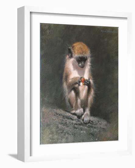 Monkey and Berries-Michael Jackson-Framed Giclee Print