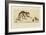 Monkey and Chestnuts, 19Th Century (Etching & Roulette)-Henri-Charles Guérard-Framed Giclee Print