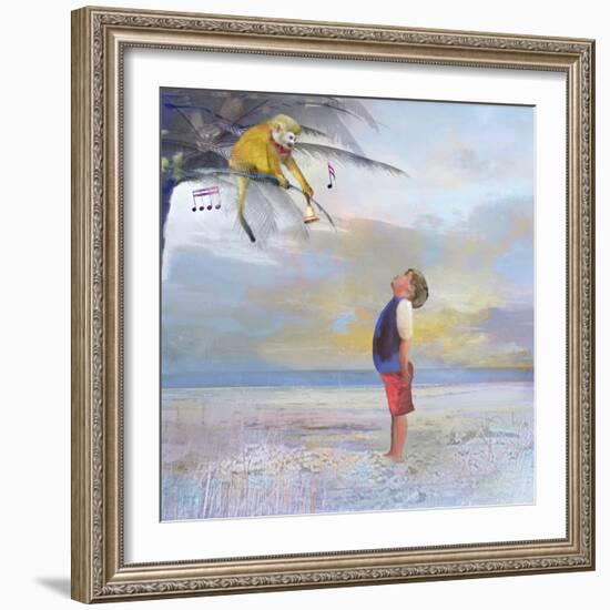 Monkey and Me-Nancy Tillman-Framed Art Print