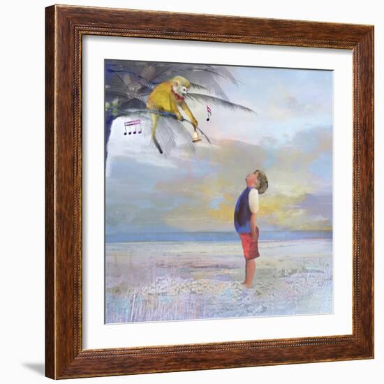 Monkey and Me-Nancy Tillman-Framed Art Print