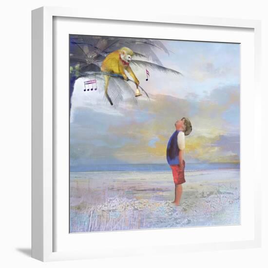 Monkey and Me-Nancy Tillman-Framed Art Print