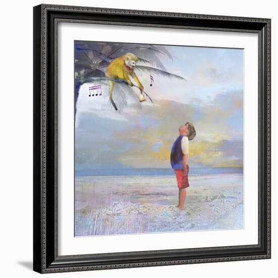 Monkey and Me-Nancy Tillman-Framed Art Print