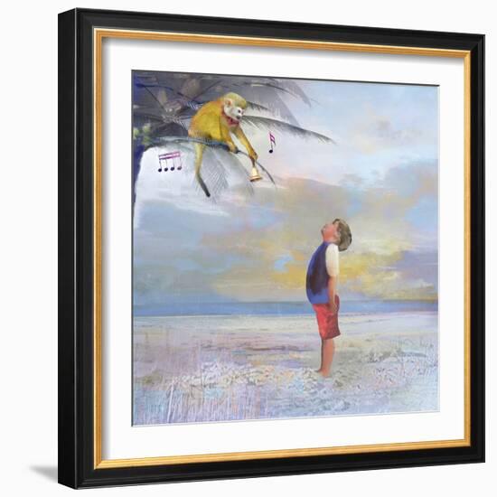 Monkey and Me-Nancy Tillman-Framed Art Print