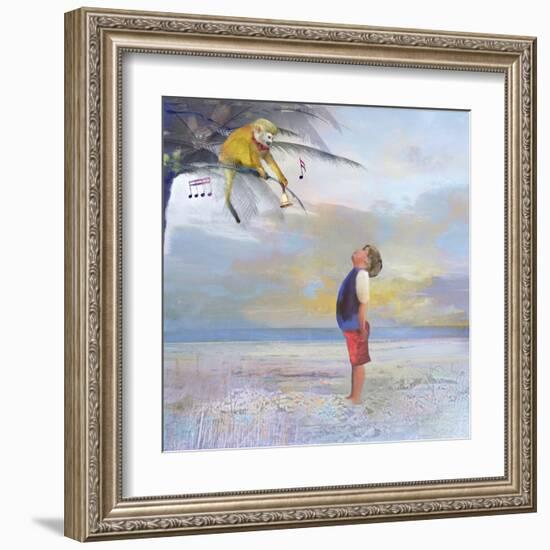 Monkey and Me-Nancy Tillman-Framed Art Print