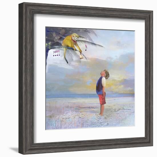 Monkey and Me-Nancy Tillman-Framed Art Print