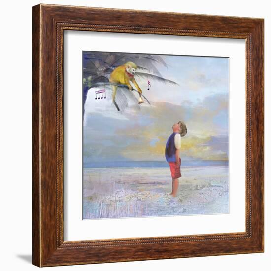 Monkey and Me-Nancy Tillman-Framed Art Print