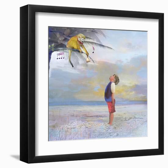 Monkey and Me-Nancy Tillman-Framed Art Print