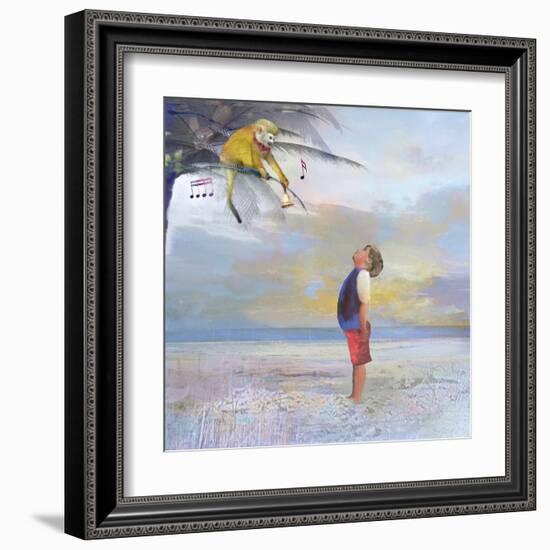 Monkey and Me-Nancy Tillman-Framed Art Print