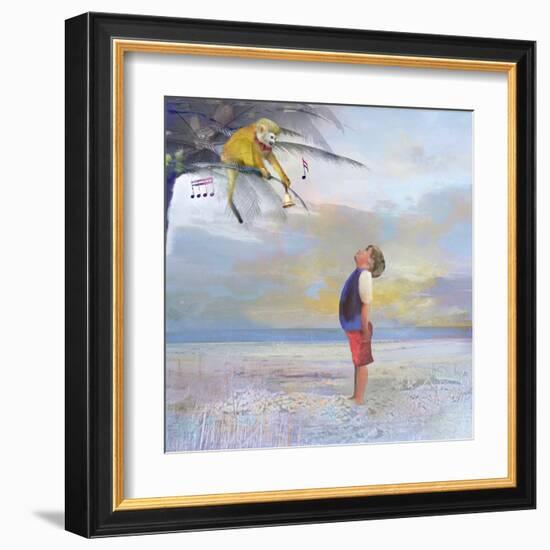 Monkey and Me-Nancy Tillman-Framed Art Print