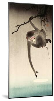 Monkey and Moon-Koson Ohara-Mounted Giclee Print