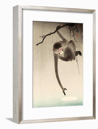 Monkey and Moon-Koson Ohara-Framed Giclee Print