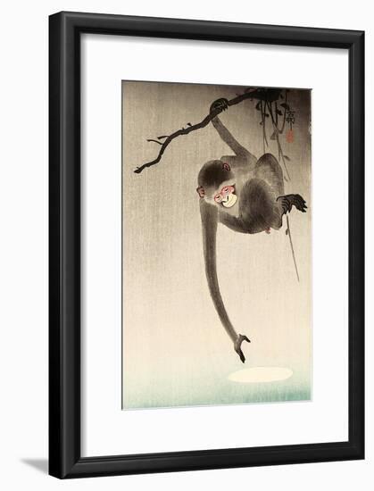 Monkey and Moon-Koson Ohara-Framed Giclee Print