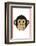 Monkey - Animaru Cartoon Animal Print-Animaru-Framed Giclee Print